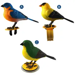 Lindo pájaro cantante juguetes electrónicos interactivos, simulación de pájaro, Control de voz, música, juguetes educativos para bebés, regalo para niños, juguete divertido