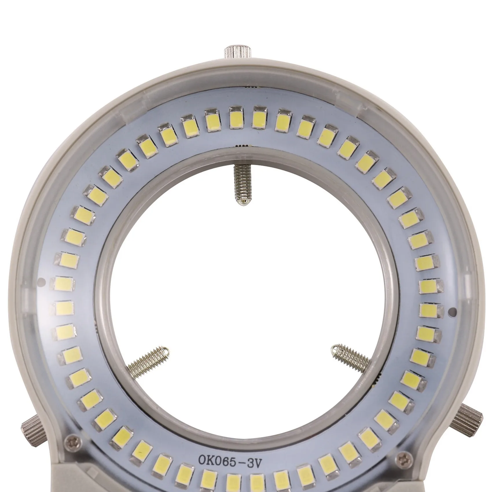 ABRW-2X 48 LED Microscopio industriale Fotocamera Sorgente luminosa Lampada ad anello Lampada illuminatrice Luminosità regolabile Interfaccia USB