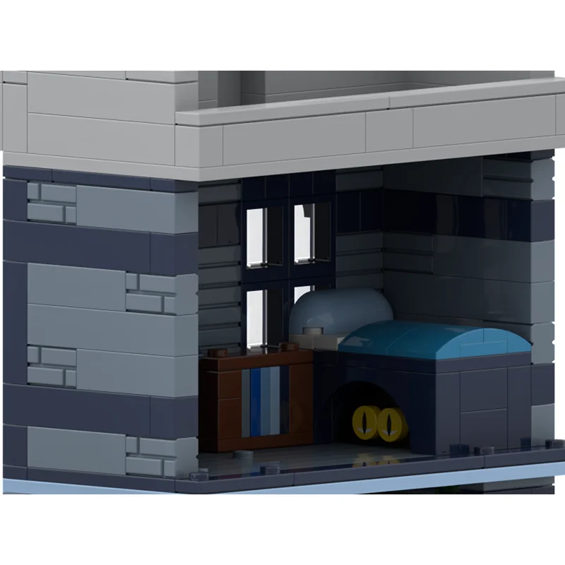 Productos de temporada, ladrillos de construcción Moc, librería Modular, bloques tecnológicos de pueblo de Halloween, juguetes DIY de Navidad, regalos de construcción