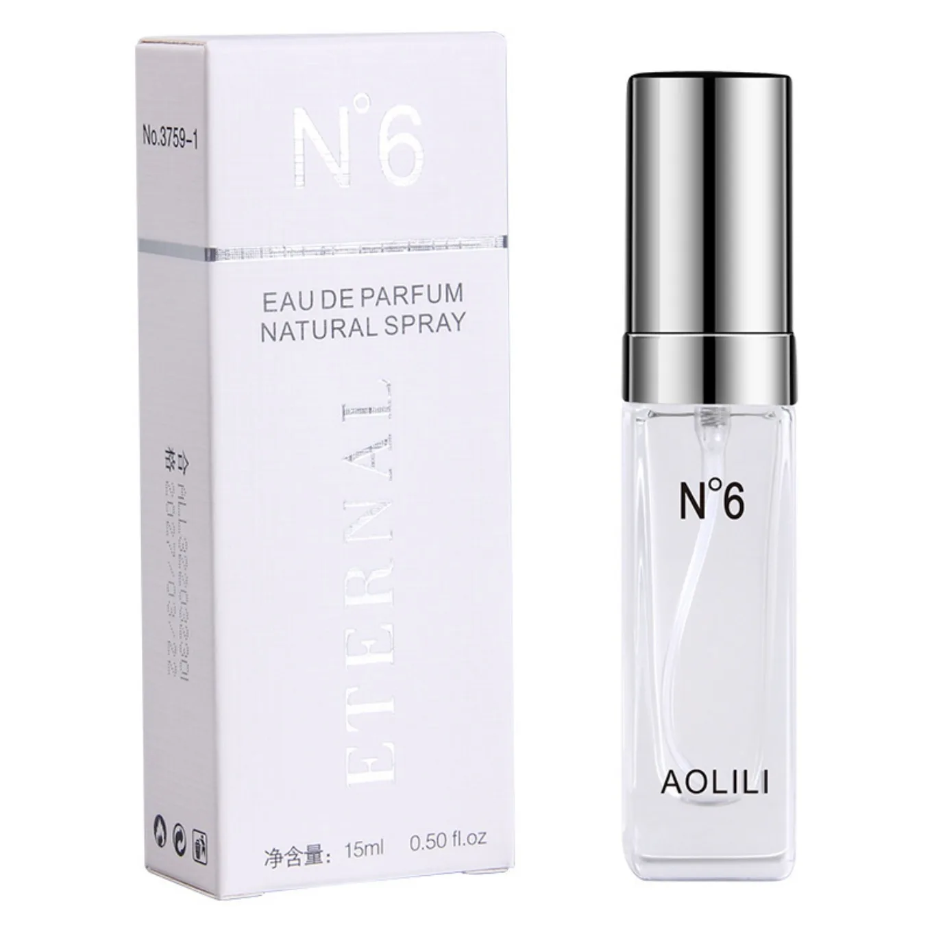 N6 Women Men Unisex Perfume Fresh Floral Long Lasting Light Fragrance Portable Business Cologne Student Gift 15ml man parfum view 5