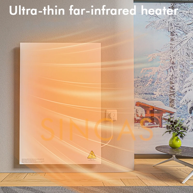 Household Wall-mounted Electric Heater Graphene Infrared Heating Rapid Heating Heater Lntelligent Constant Temperature Heater