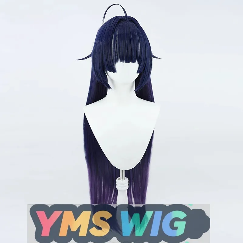 [Peluca YMS] Honkai Impact 3.o reina del trueno cien fantasmas cielo atardecer trueno ley hombre Cos peluca simulación cuero cabelludo