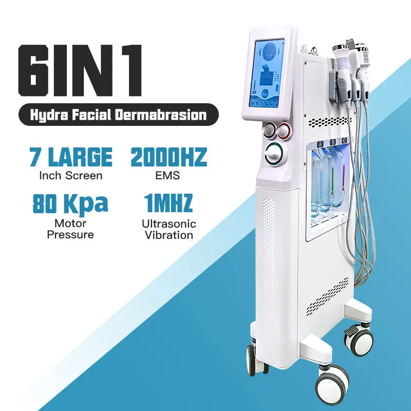 

NewFace 2023 Original Design 6 In 1 Skin Hydra Machine Oxygen Jet Peel Facial Beauty Salon Face Spa Hydradermabrasion Equipment