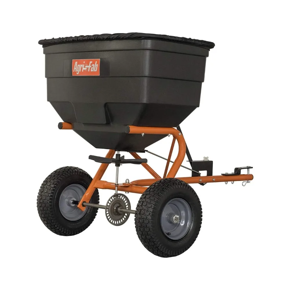 Inc 45-0547 185 lb. L & G Tow Broadcast Spreader, Orange