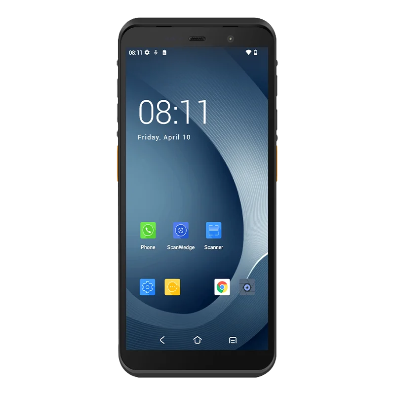 أندرويد 13 تتفاعل UHF محطة بيانات الباركود المحمولة المساعد الشخصي الرقمي 4 + 64G 6 ''شاشة 5000mAh بطارية عالية السعة للوجستيات المستودعات