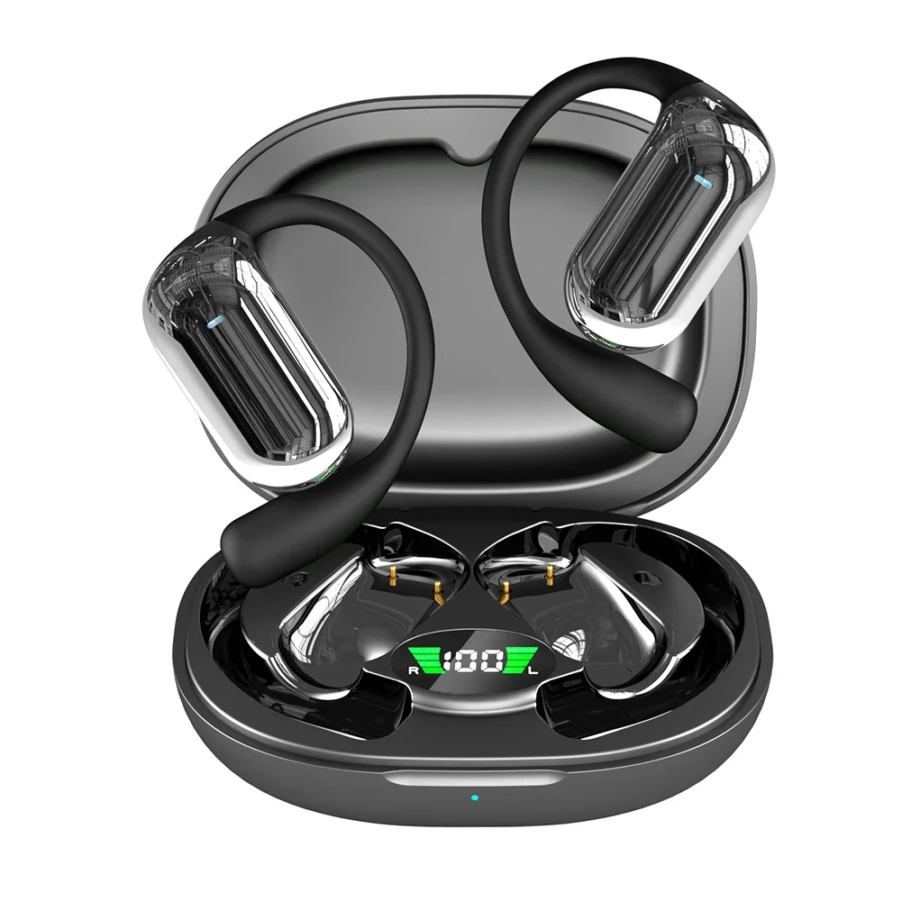 BT 5.3 AI Translation Earbuds with Ear Hook