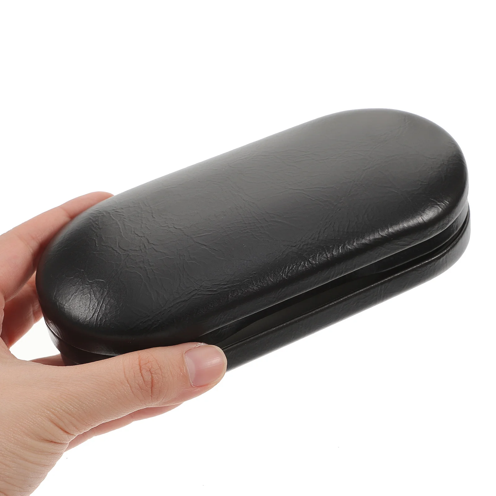 

1Set Glasses Box Double Layer Hard Shell Portable PU Travel Glasses Organizer Eyeglasses Case Sunglasses Container