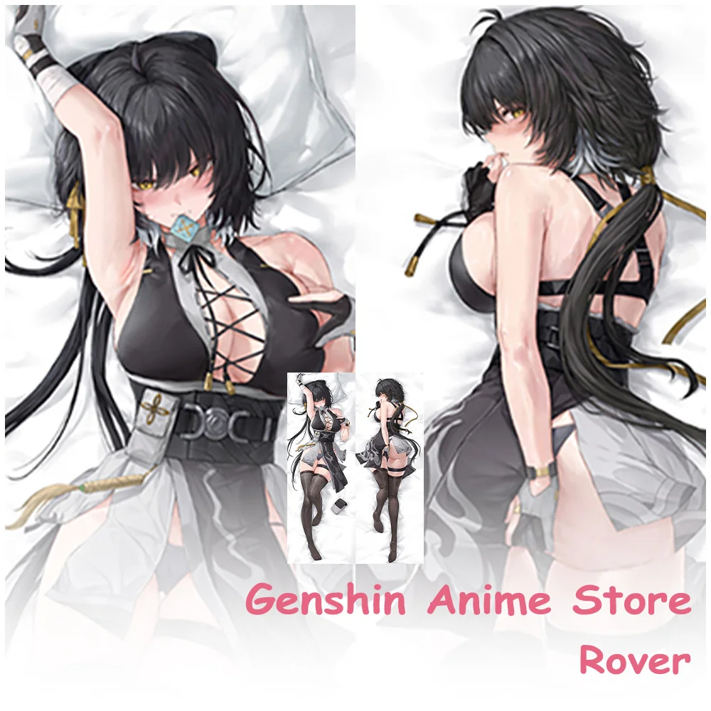 

Dakimakura Wuthering Waves Rover аниме наволочка реквизит для косплея полиэстер аниме двусторонняя печатная подушка отаку наволочки