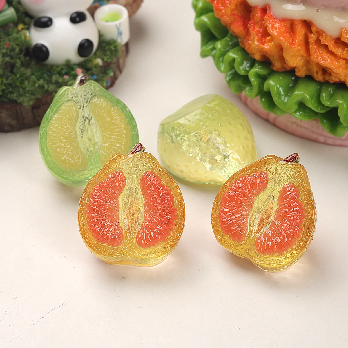 10pcs Cartoon 3D Resin Simulat - Flower Preservation Resin review and price