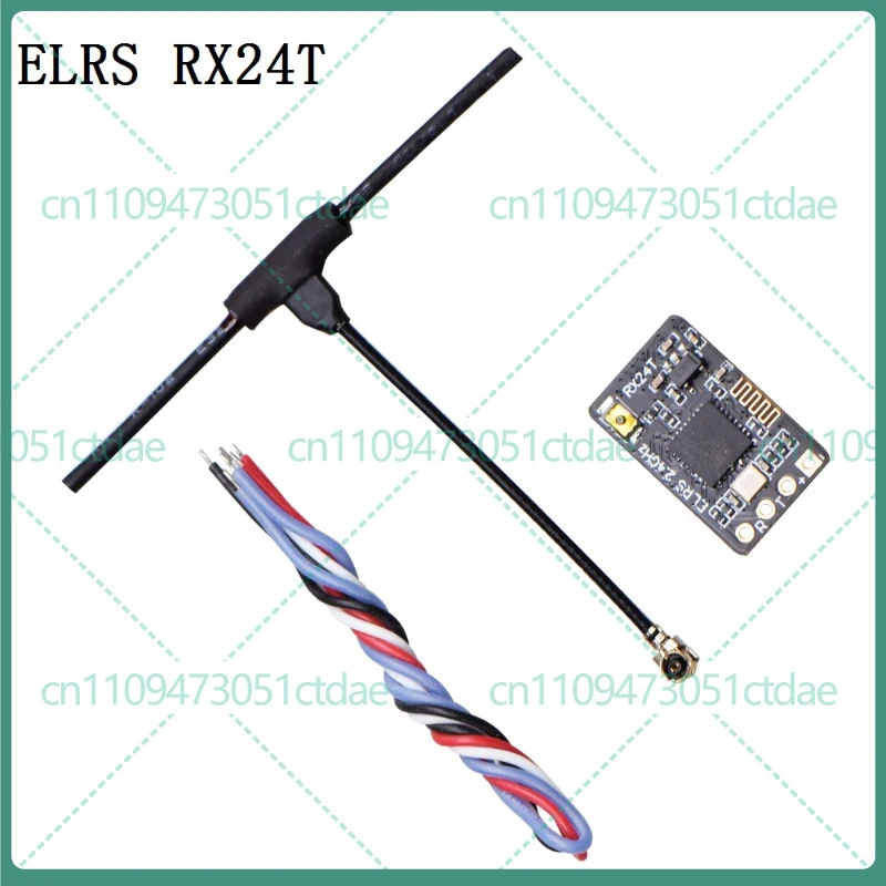 1-5pcs For JHEMCU RX24T 2.4G 915MHz Nano Receiver 0.6g Light Weight 5V Input Low Latency FPV Racing Freestyle DIY Accessory