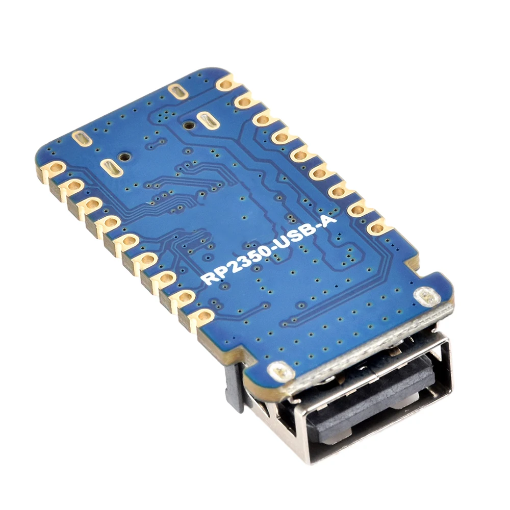 RP2350-USB-A مجلس التنمية متحكم ARM Cortex-M33 / Hazard 3 RISC-V معالج ثنائي النواة لوحة تطوير إنترنت الأشياء