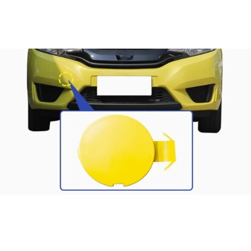 

White Silver Blue Trailer Cover Front Bumper Bar Tow Hook Towing Rope Cap New Automobile Part for Honda Fit 2014 2015 2016-2020