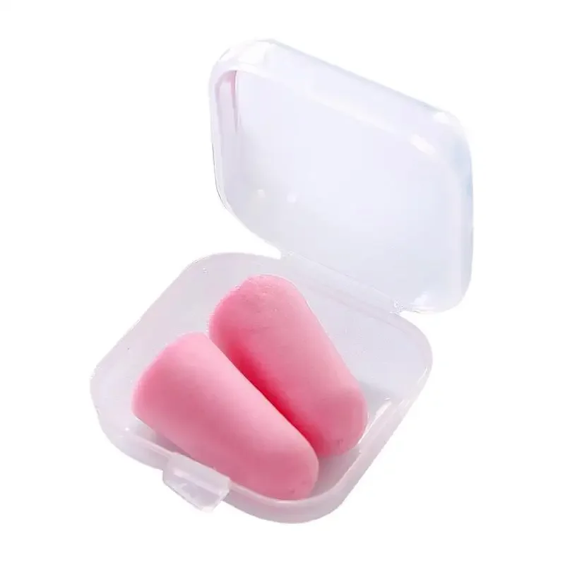 Soft Silicone Ear Plugs para viagens, isolamento acústico, proteção de ouvido, anti ruído, ronco, dormir, redução de ruído