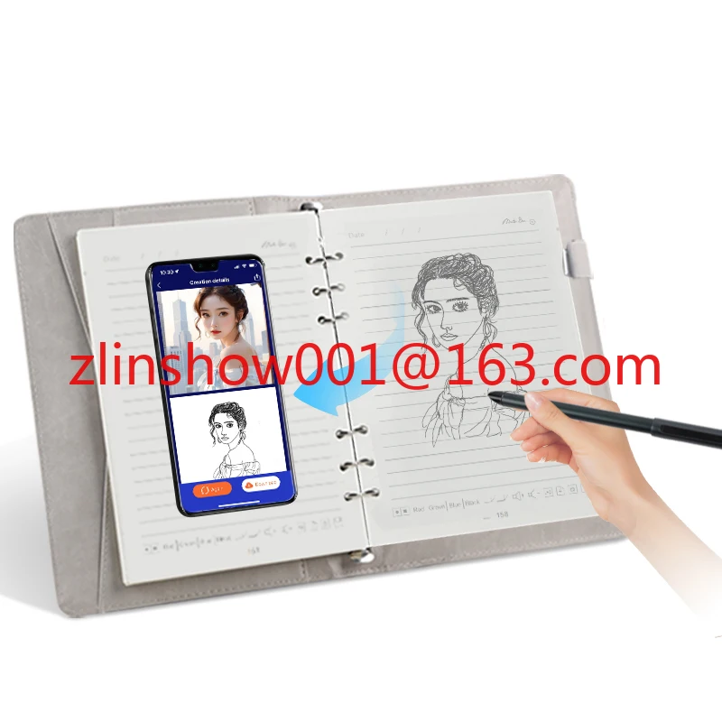 Ai Notebook Smart Pen Ai Document Correction High Efficiency Office Reusable Smart Diary Notebook AI Software