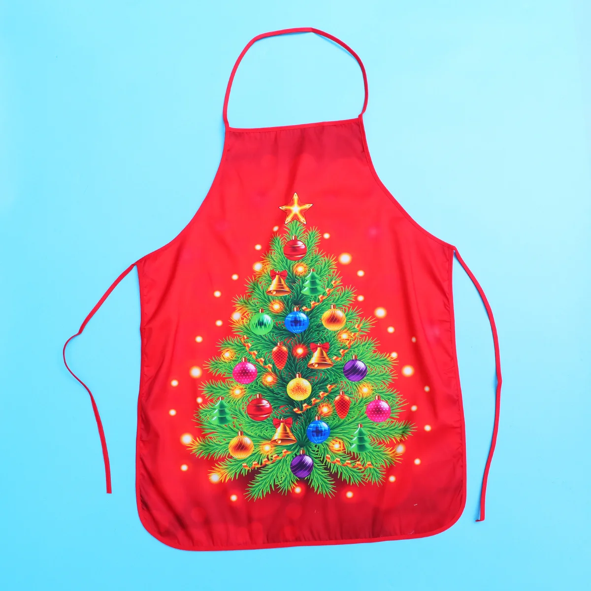 

Elderly Man Print Apron For Women Christmas Kitchen Cooking Apron Santa Claus Party Wear Holiday Decorative Aprons