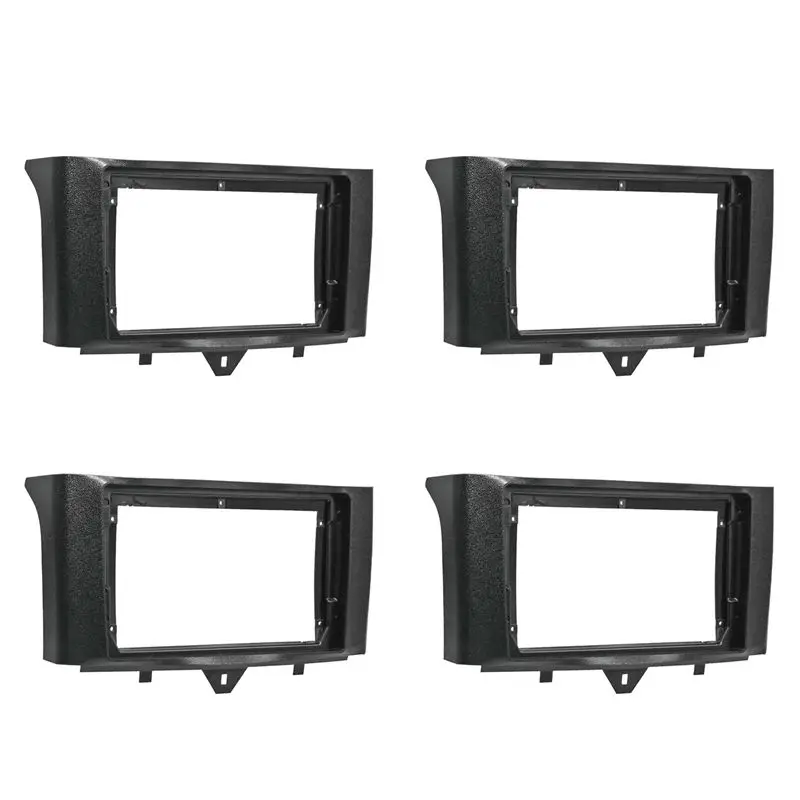 

Unique 4X 2Din Car Radio Fascia For Benz Smart Fortwo 2011-2015 DVD Stereo Frame Plate Adapter Mounting Dash Installation Bezel