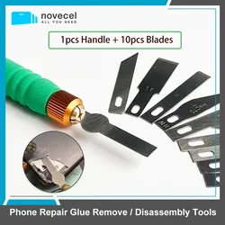 Outil de démontage de verre de gravure de couvercle arrière, retrait de colle de boîtier arrière, outils de réparation de téléphone portable, adapté pour iPhone 15 14 13