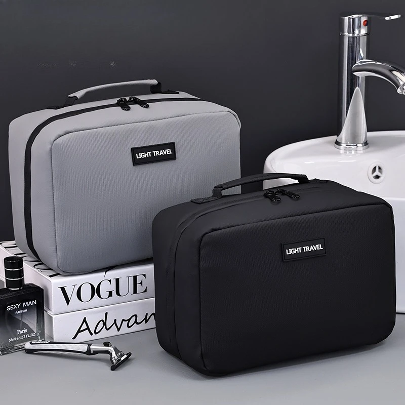 Travel wash bag Men travel waterproof and wear-resistant handheld large capacity storage women's portable makeup bag