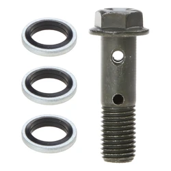 Motorcycle Double hole Brake Banjo Bolt M10x1.25 Oil Drain Screw/Hollow Screw For hydraulic brake hose caliper Adaptor