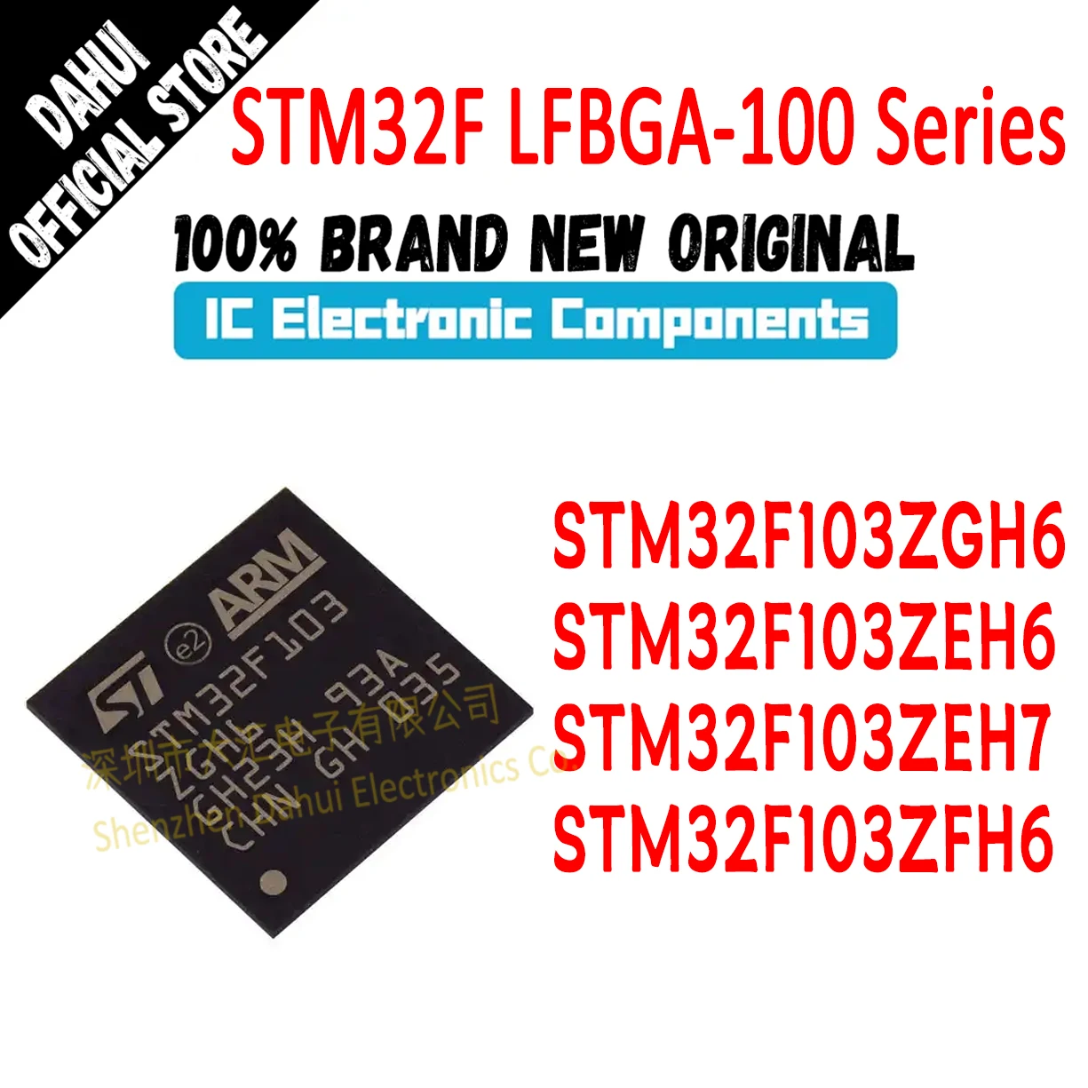 STM32F103ZGH6 STM32F103ZEH6 STM32F103ZEH7 STM32F103ZFH6 STM32F103 STM32F STM32 STM IC MCU Chip LQFP-100 In Stock 100% New Origin