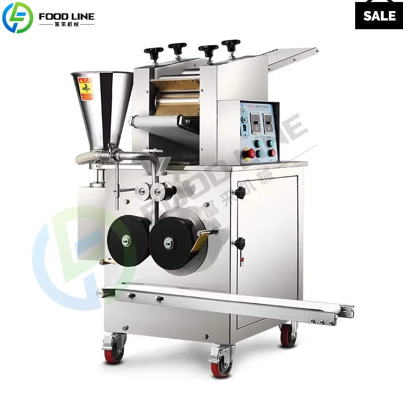 ماكينة صنع السمبوسة الأوتوماتيكية المباشرة من المصنع ماكينة صنع الزلابية عالية الكفاءة لخطوط تجهيز الأغذية