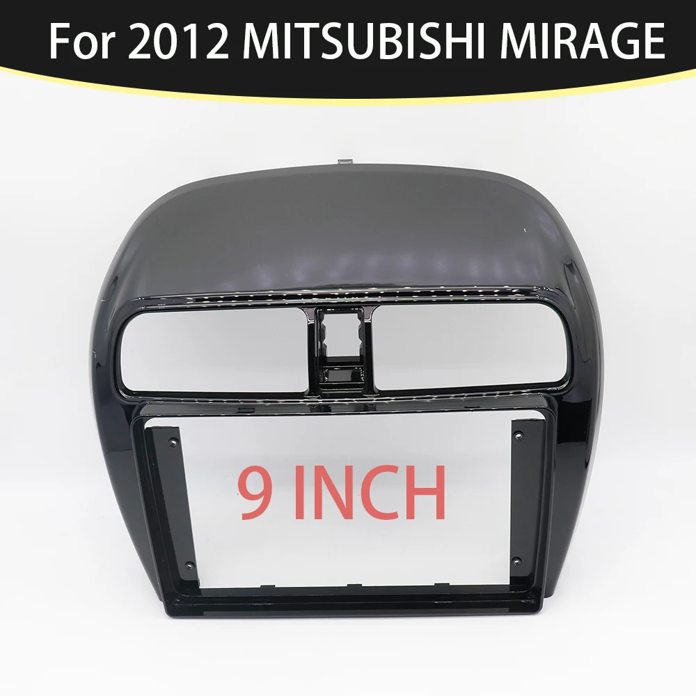 For 2012 MITSUBISHI MIRAGE 9 INCH Central Control Navigation Frame Modification Panel