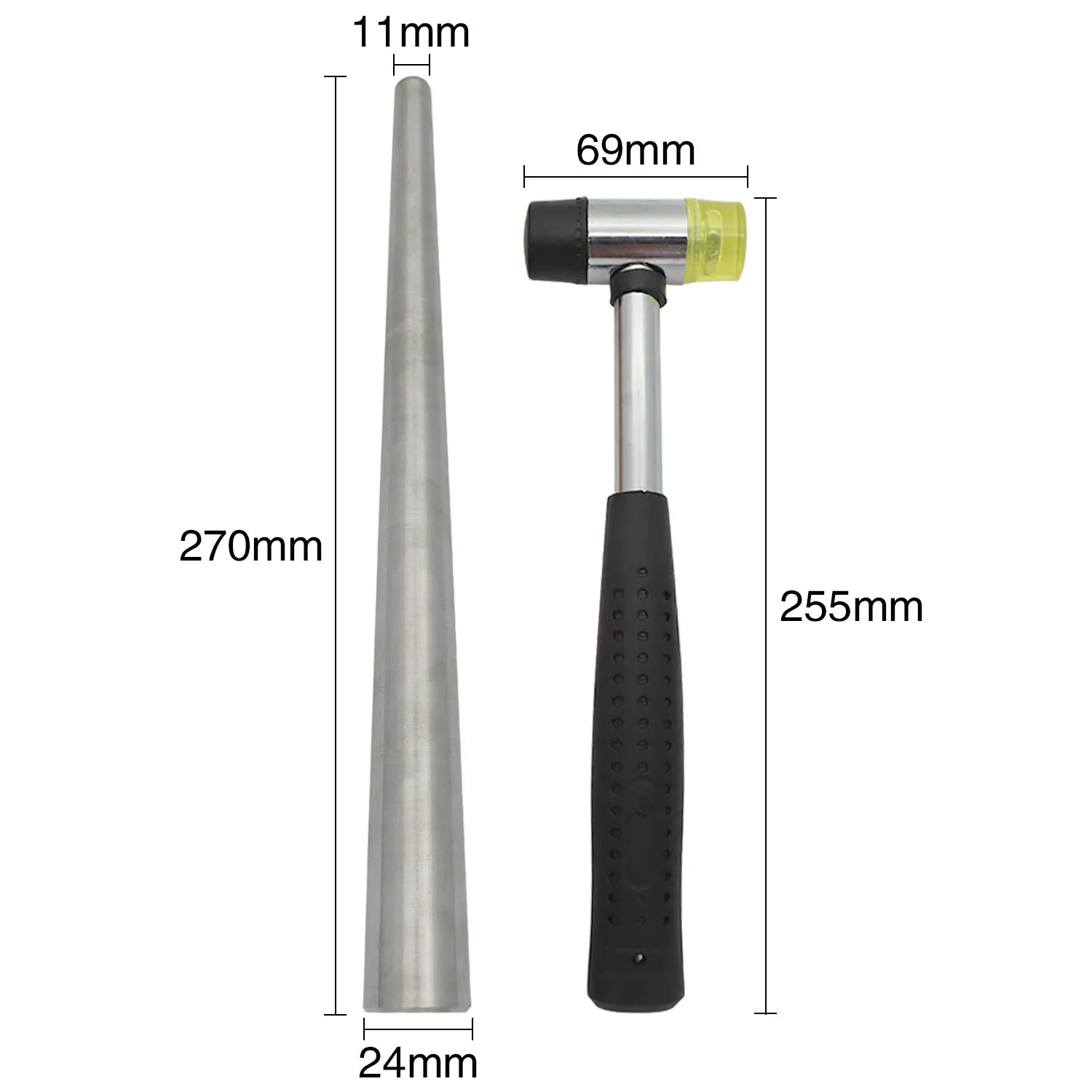 วัด Stick แหวนโลหะขยาย Stick Mandrel Handle ค้อนแหวน Sizer นิ้วมือสําหรับเครื่องประดับทําเครื่องมือวัด