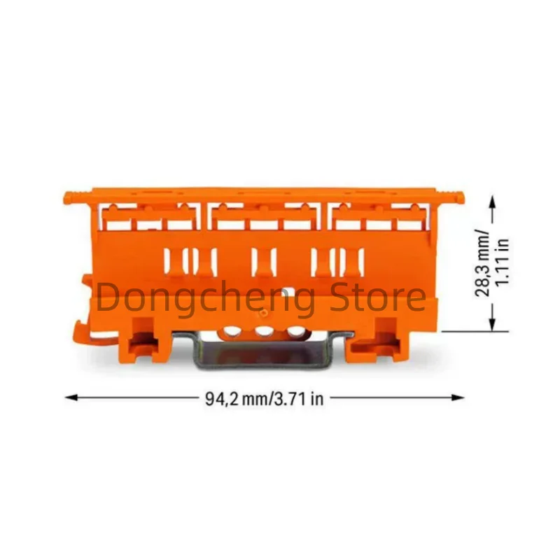 10PCS/LOT 221-510 Connector rail mounting bracket, terminal block Suitable for the 221-6 series