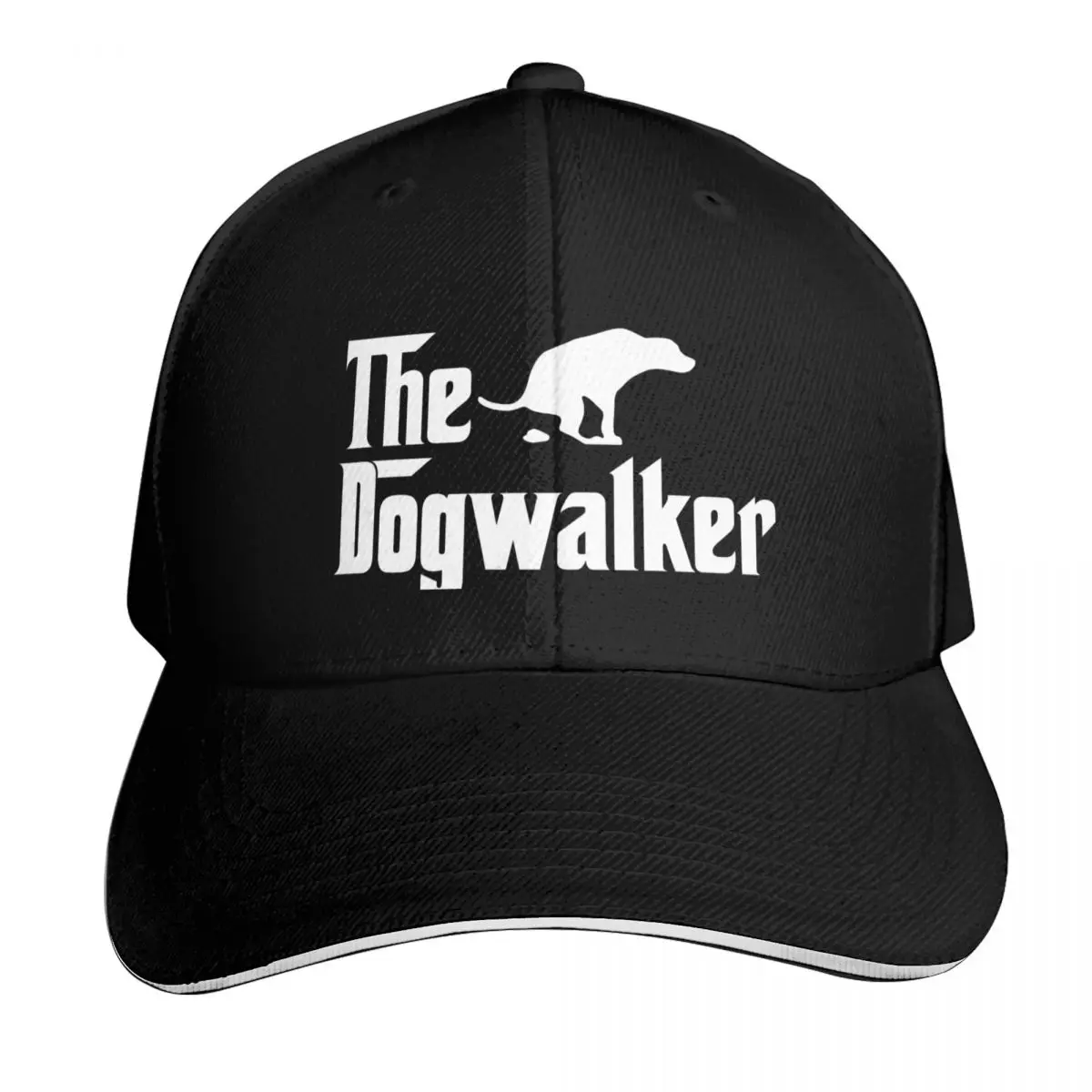 The Dogwalker - funny dog walker Baseball Cap Sun Protection UPF 50+ Breathable Mesh Back Adjustable Buckle Closure