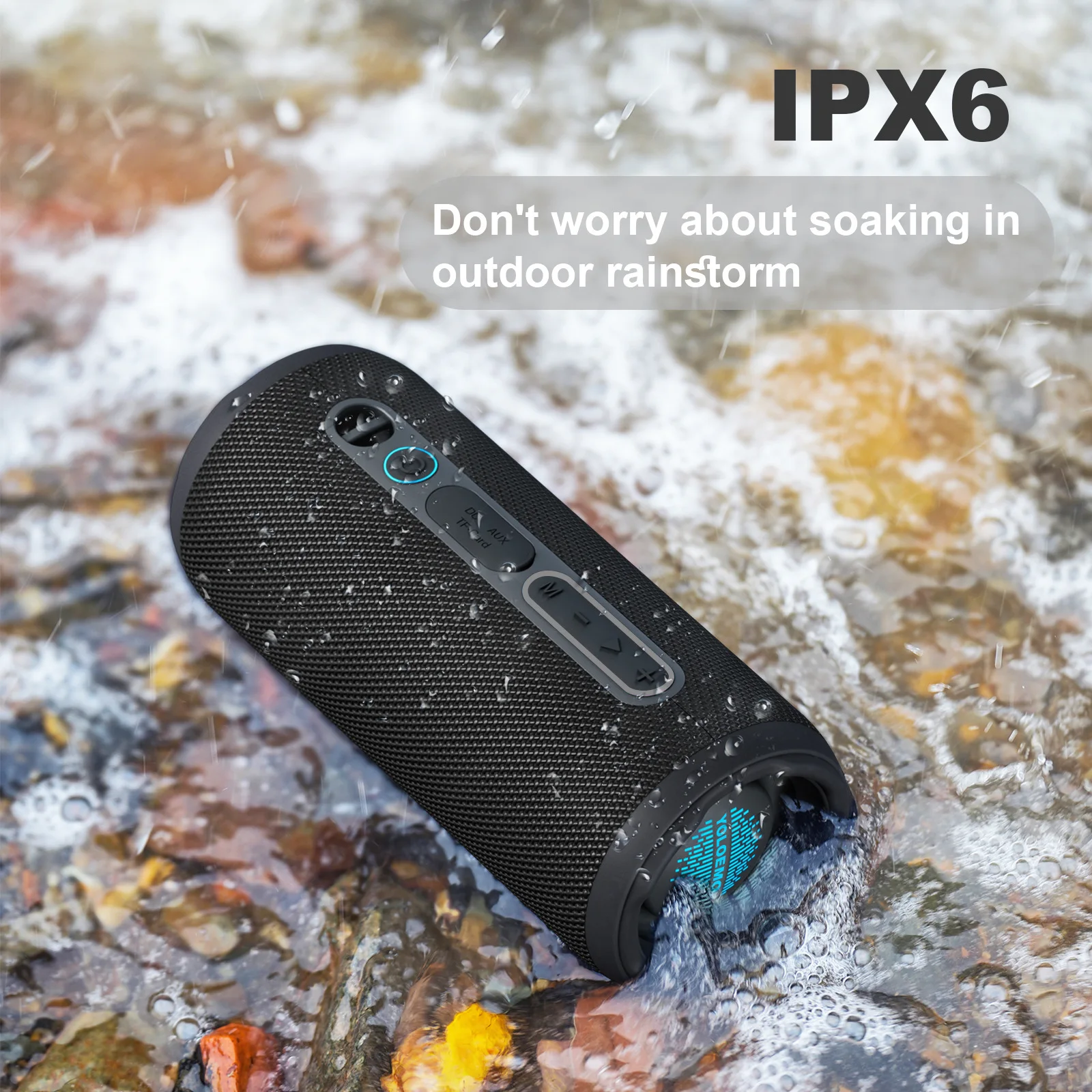 2026 New Bluetooth Speaker 20W High Power Long Battery Life Cross-border Exclusive IPX7 Outdoor Waterproof Speaker speaker