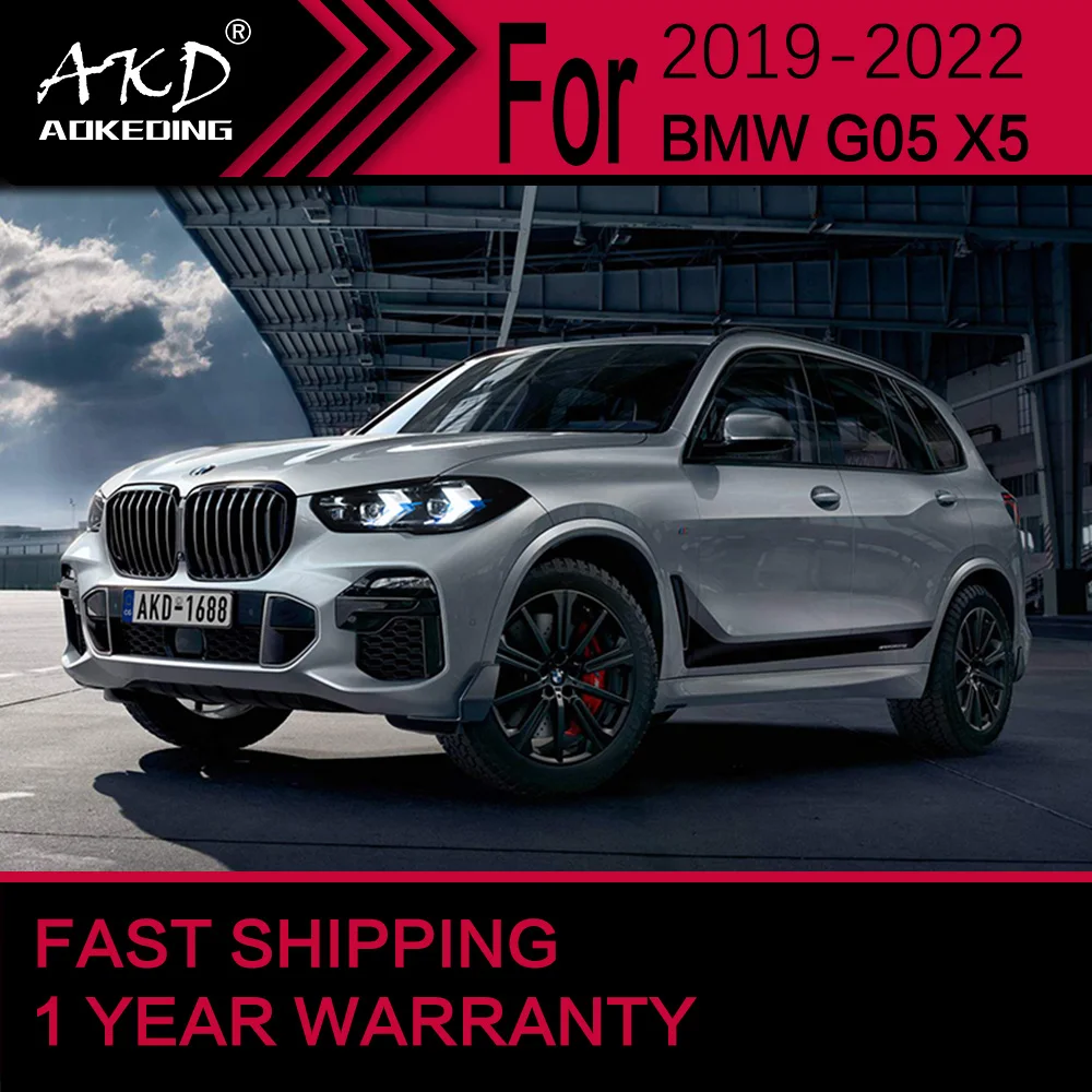 

Автомобильные фары для BMW G05 X5, светодиодные фары 2019-2022, лампа Drl, линза проектора, автомобильные аксессуары