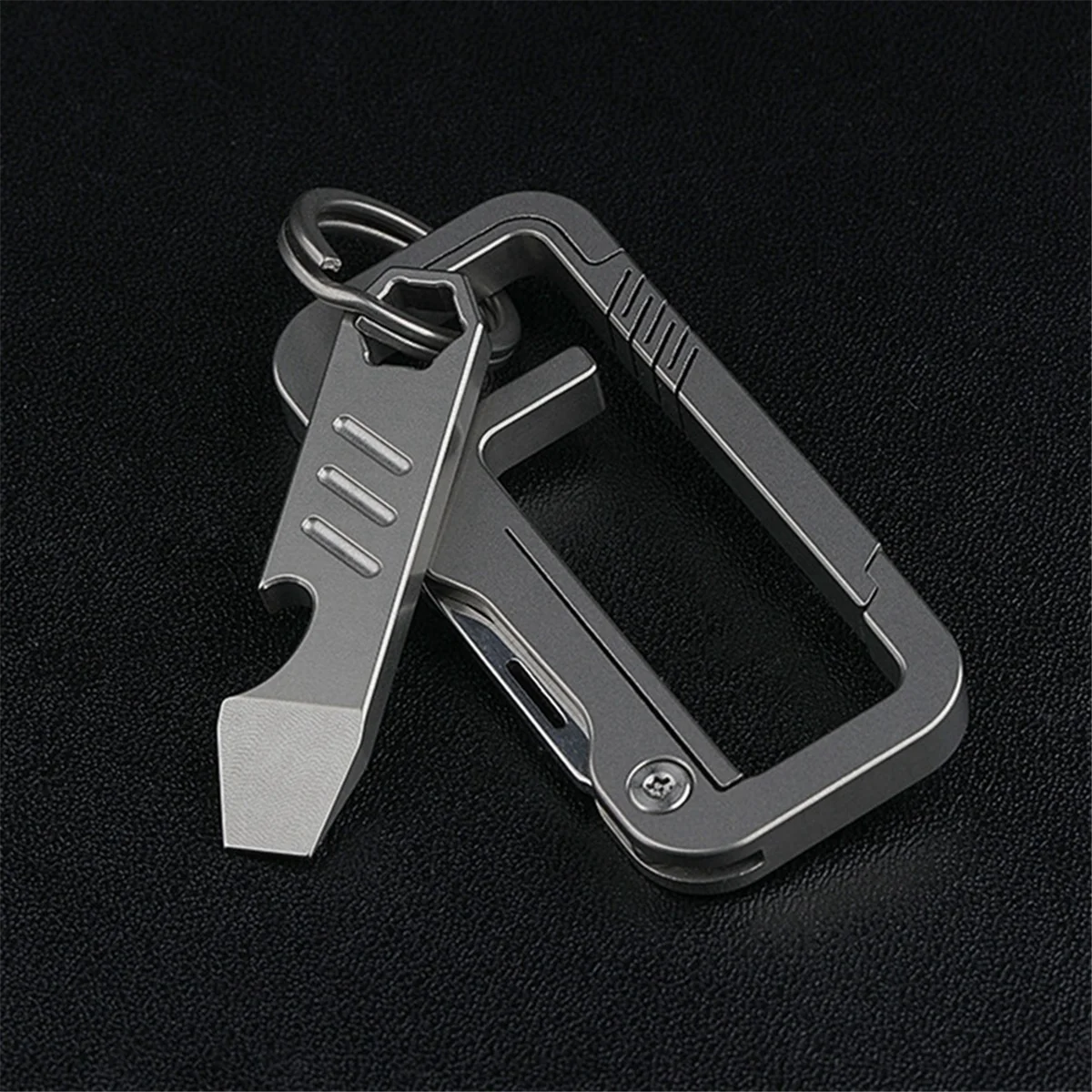 Mini palanca multifuncional, abrebotellas, llave Hexagonal, herramienta portátil para exteriores, equipo multifuncional para acampar