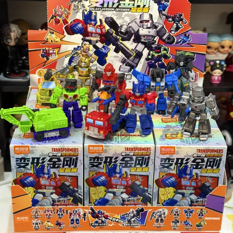 Hot Blokees TransDevices nights Defender Version Robot Jouets pour enfants, Wave1, Optimus Prime, Megatron, Ironhide, Thundercracker, Cadeaux de Noël