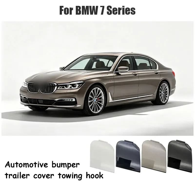 For BMW 7 Series G11 G12 730 740 750 760 2019-2021 Car Front Bumper Tow Hook Cover Cap Accessory Black White Silver