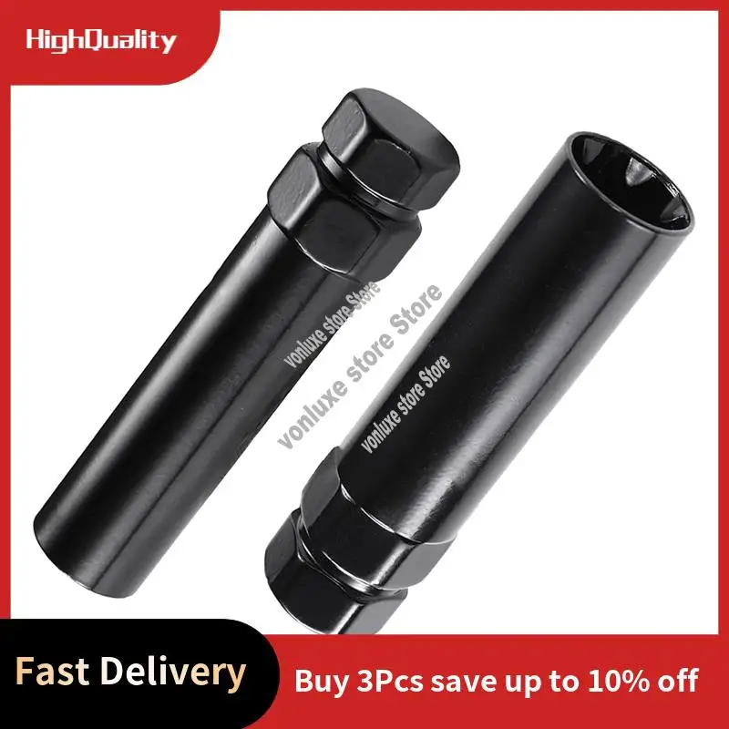 7 Spline Lug Nut Key 6 Spline Lug Nut Socket Removal Tool, 2 PCS Dual Hex Drive Aftermarket Wheel Lock Key Replacement-Hot