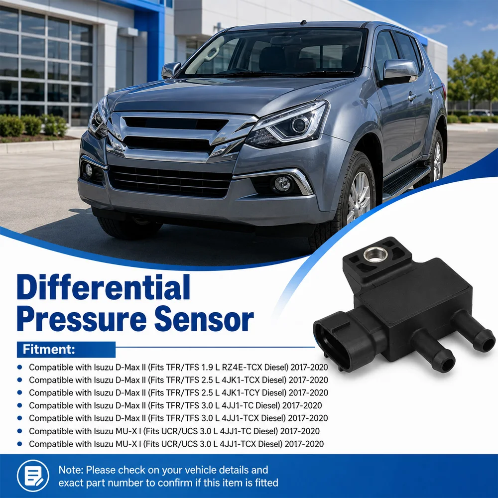 For Isuzu D-Max II MU-X I 2017 2018 2019 2020 Differential Pressure Sensor 8983314120 8-98331-412-0 EPS-024 8-98331412-0