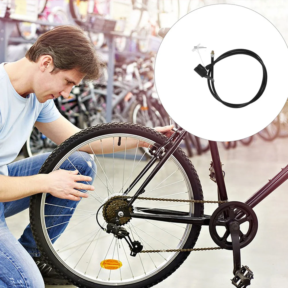

Bike Tire Inflator Hose Air Compressor Hose Multi-Valve Adapter Durable Portable Reliable Bike Pump Accessory Portable Inflation