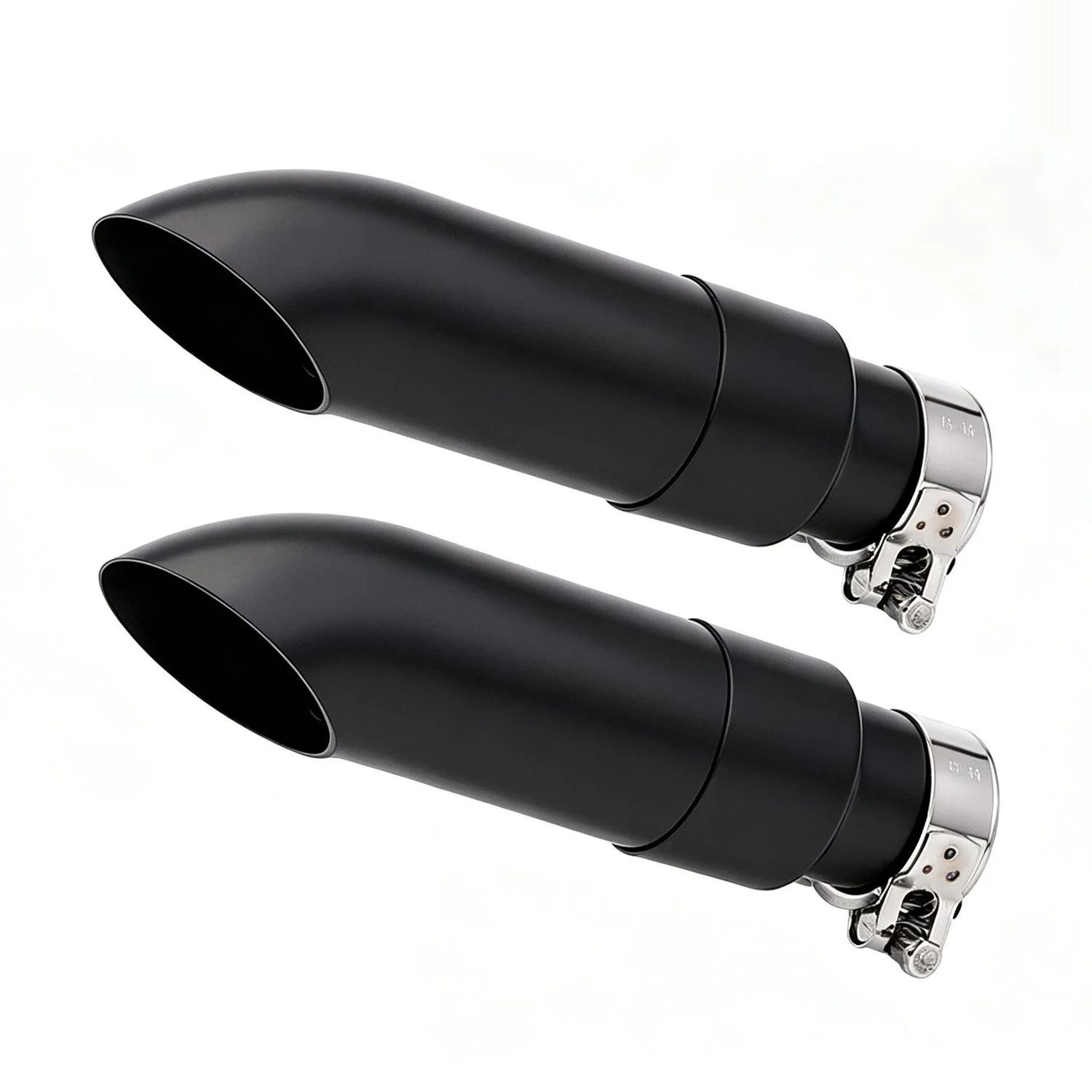 Motorcycle Exhaust Tail Pipe for Honda CM300 CM500 CM1100 Black Slip On Muffler Tip No Baffle Custom Parts
