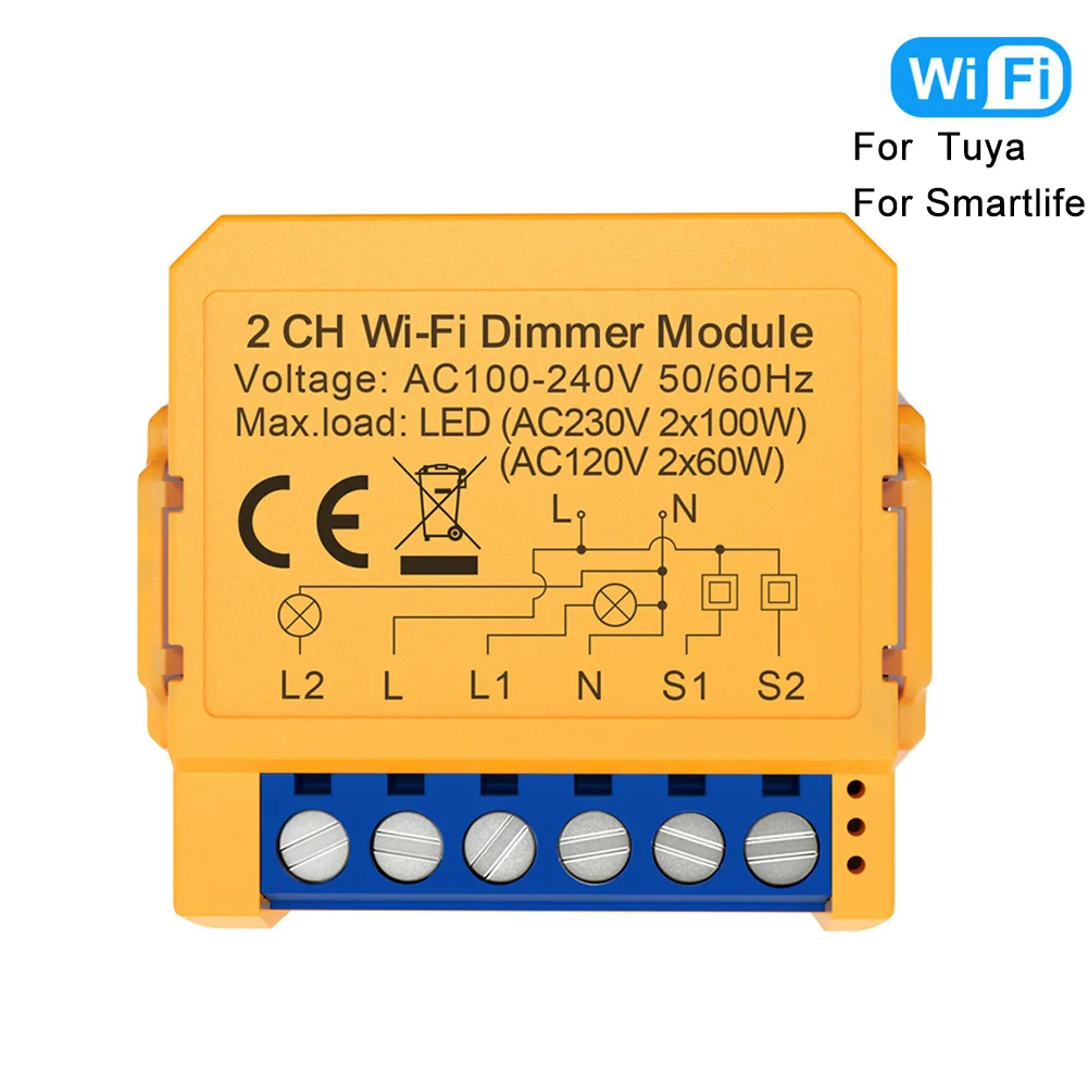 Light Switch Module WiFi Voice Control Light Switch WiFi Max Load For Style Support Ways Control Group ControlFunction Module