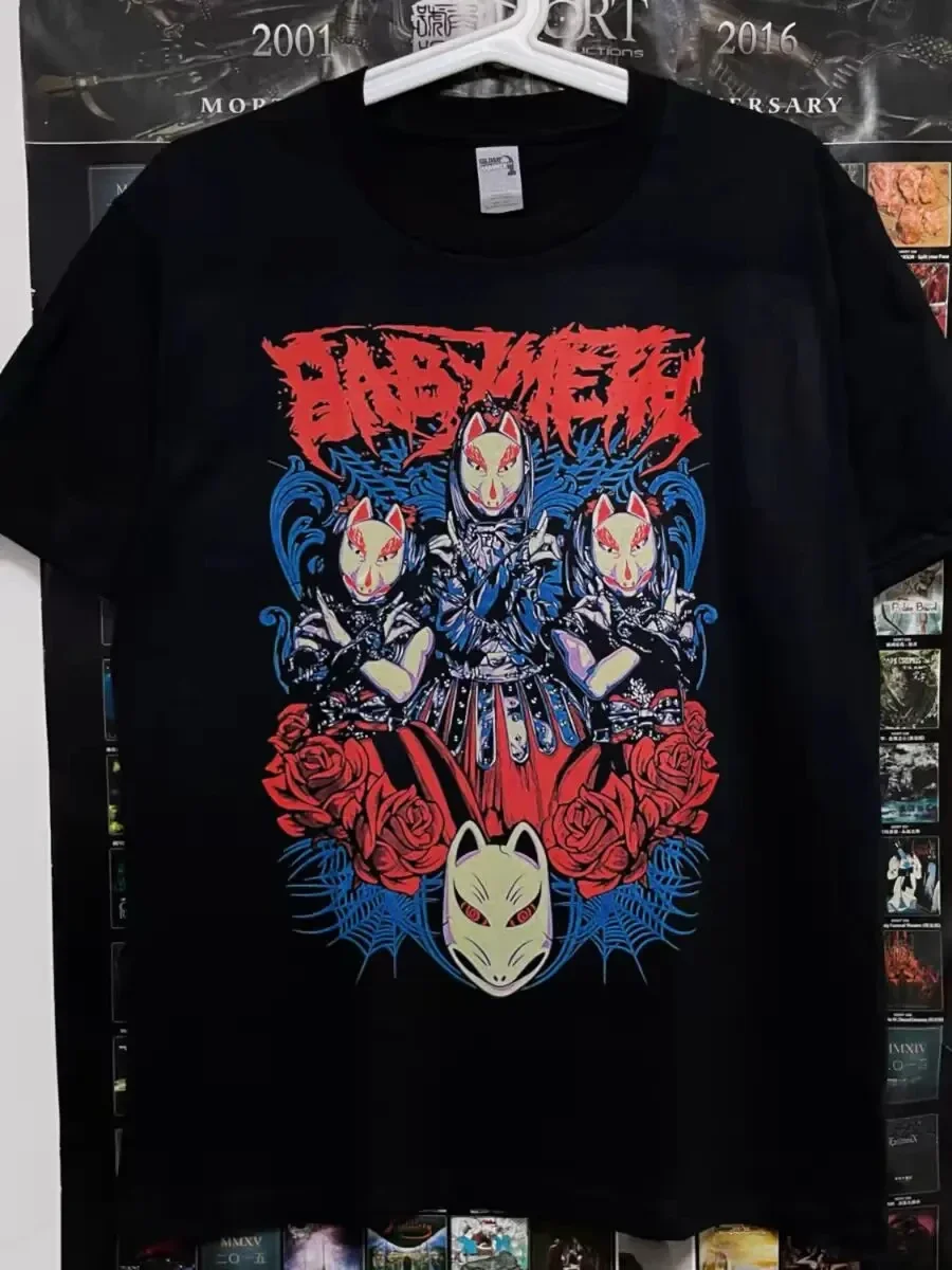 Babymetal Japón Band camiseta hombres mujeres Hip-hop Rock Band pantalón corto casual manga Y2k camisetas Tops estéticos
