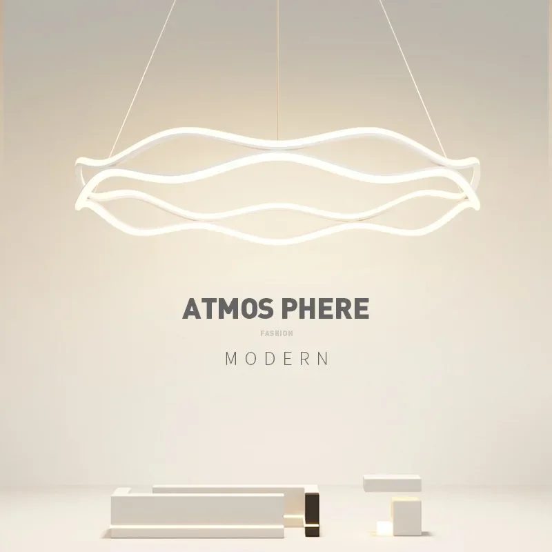 

Люстра для гостиной, светильник для спальни, роскошная кольцевая лампа в итальянском стиле, основная лампа для интерьера.