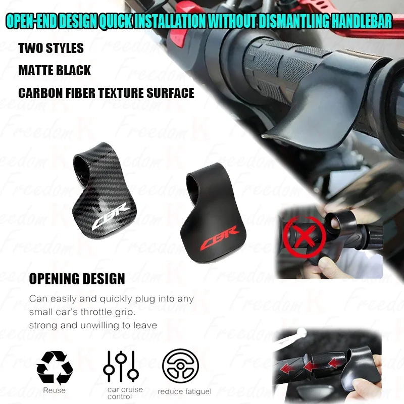 For Cbr1000rr Cbr650r Cbr 600RR 1100XX Cbr500r Handlebar Grip Accelerator Throttle Clip Labor Saver Motorcycle Accessories