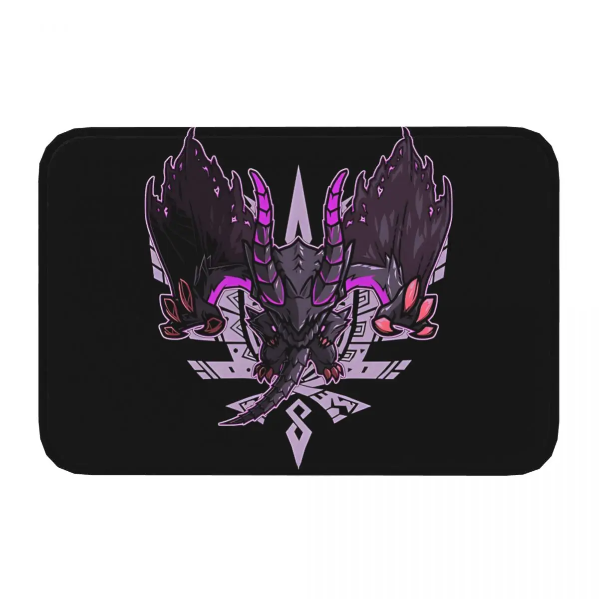 Gore Magala Bath Mat Monster Hunter Game Doormat Living Room Carpet Balcony Rug Home Decoration