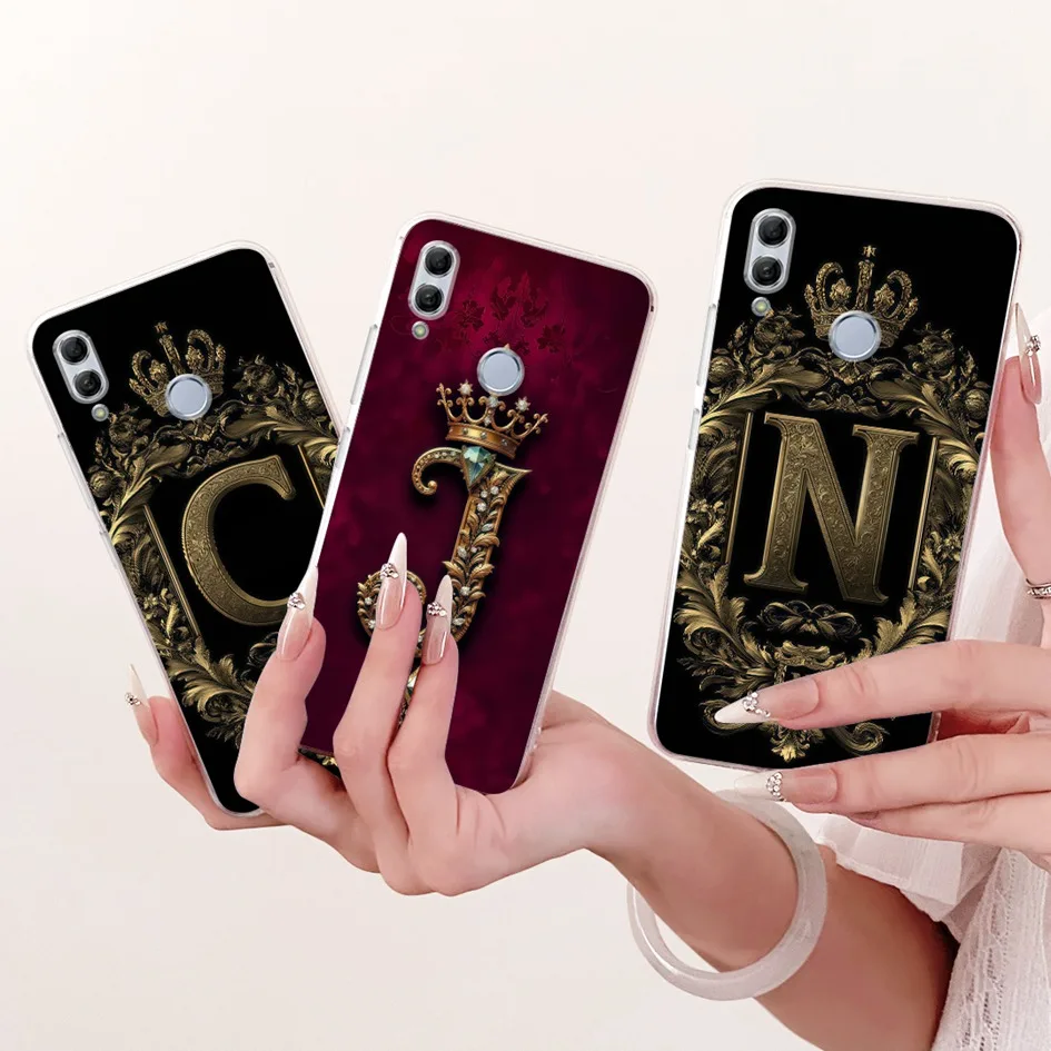 For Honor 10 Lite Case Cover Honor 10Lite Luxury Letters TPU Silicone Phone Case For Huawei Honor 10 10i HRY-LX1 COL-AL10 Fundas