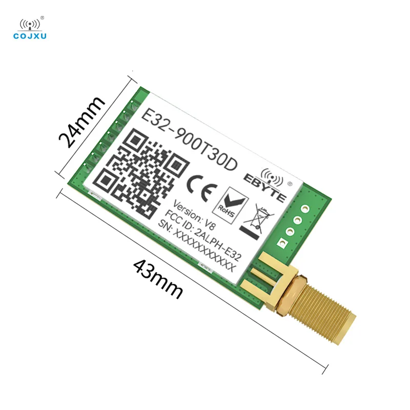 LoRa Module TCXO 868/915MHz Wireless rf E32-900T30D ebyte Long Range Wireless Transceiver iot Transmitter Receiver