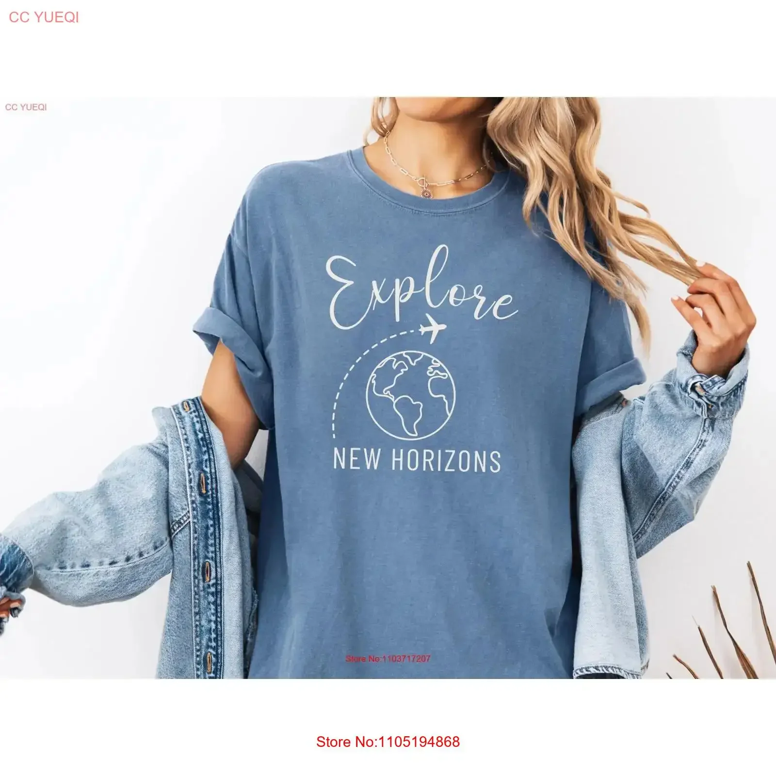 Travel World shirt Airplane T Vacay Mode Flight Attendant Frequent Flyer Bucket List Vacation vintage Washed homme Versatile