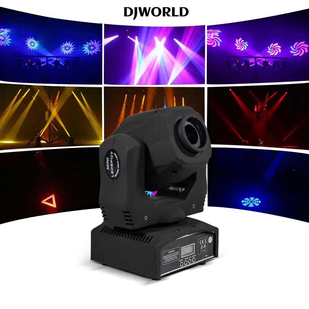 

60W LED Lights Moving Head GOBO/Pattern Disco Lights For Home Rotating Head DJ Karaoke Nightclub DMX Stage Lights Party Light