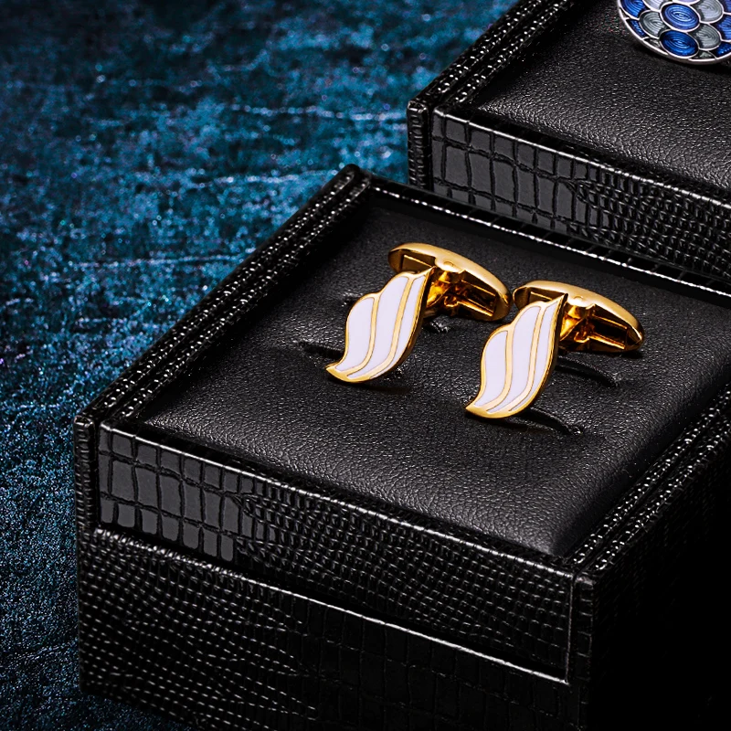 KFLK Shirt Cufflinks for Women's Brand Cuff Buttons Lady Cuff links High Quality Gold-color Abotoaduras Guests