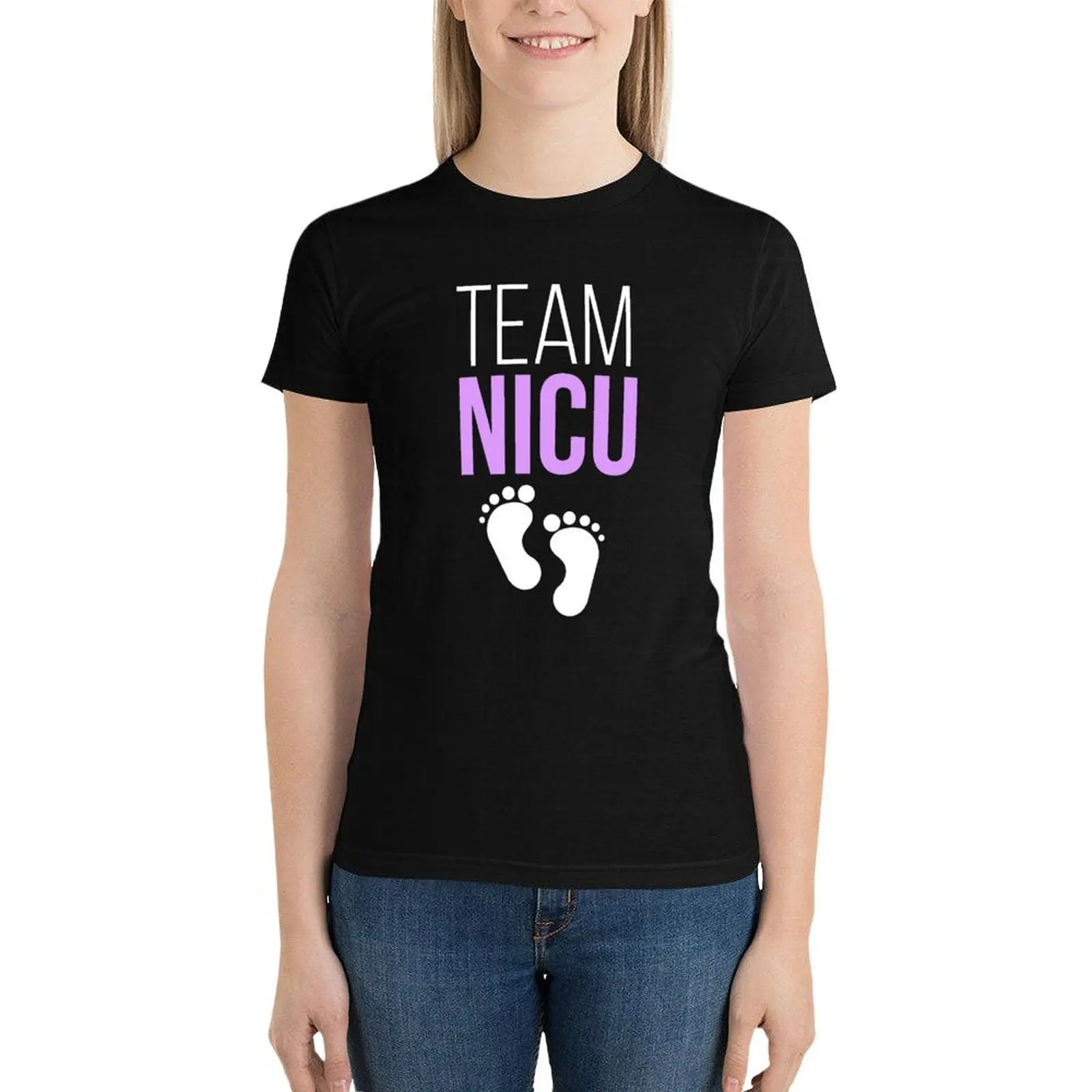 

Team NICU T-Shirt oversized female T-shirt Women