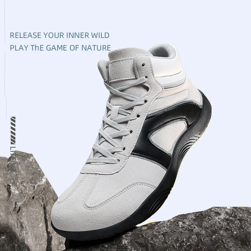 

New Winter Booties Outdoor Waterproof Barefoot Boots For Men Ankle Boots Minimalist Barefoot Non-slip Casual Sneakers Big Size